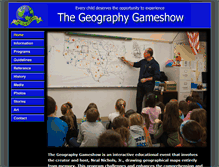 Tablet Screenshot of geographygameshow.com